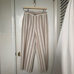 Umgee Linen Striped Pants